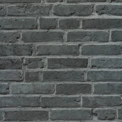 Vliestapete Steinoptik Ziegelsteine Schwarz 94283-3
