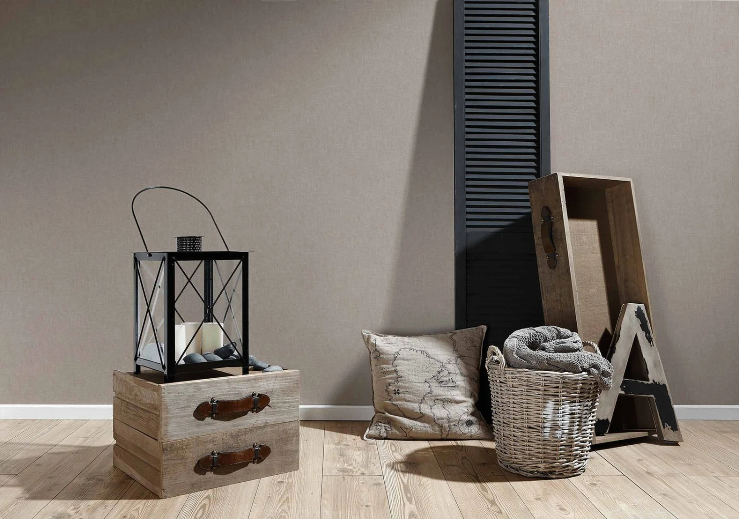 Vliestapete Uni Textil-Optik taupe 36922-4 Vliestapete Uni Textil-Optik Taupe 36922-4 -livingwalls Tapeten Vliestapete Textil Optik braun beige 36922 4 191336 2